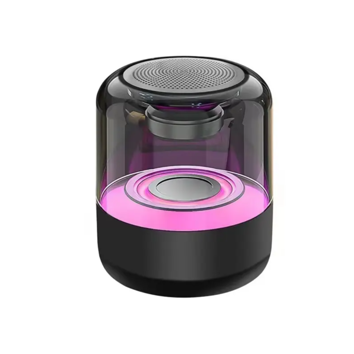 High-Quality Portable RGB Wireless Speaker with Dynamic LED Lights & Deep Bass