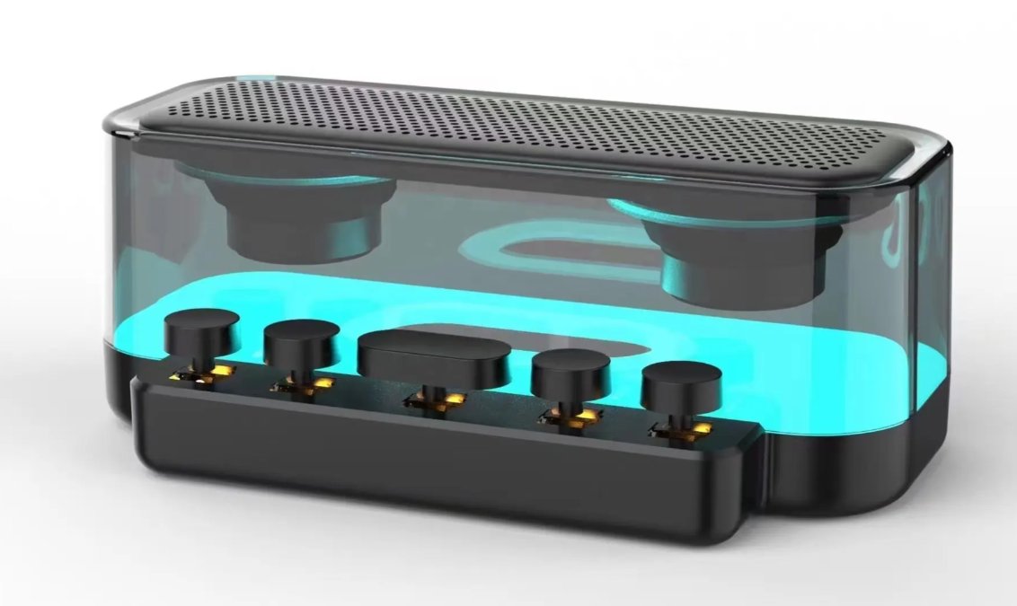 High-Performance Portable Wireless USB Speaker with Deep Bass & RGB LED Lights